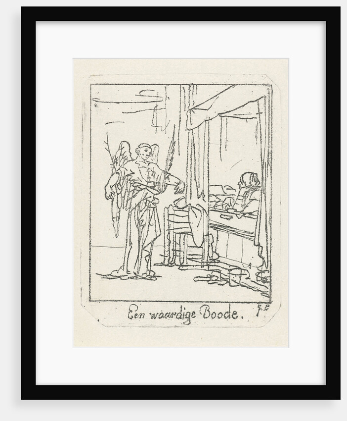 Angel in a bedroom by Anthonie Willem Hendrik Nolthenius de Man