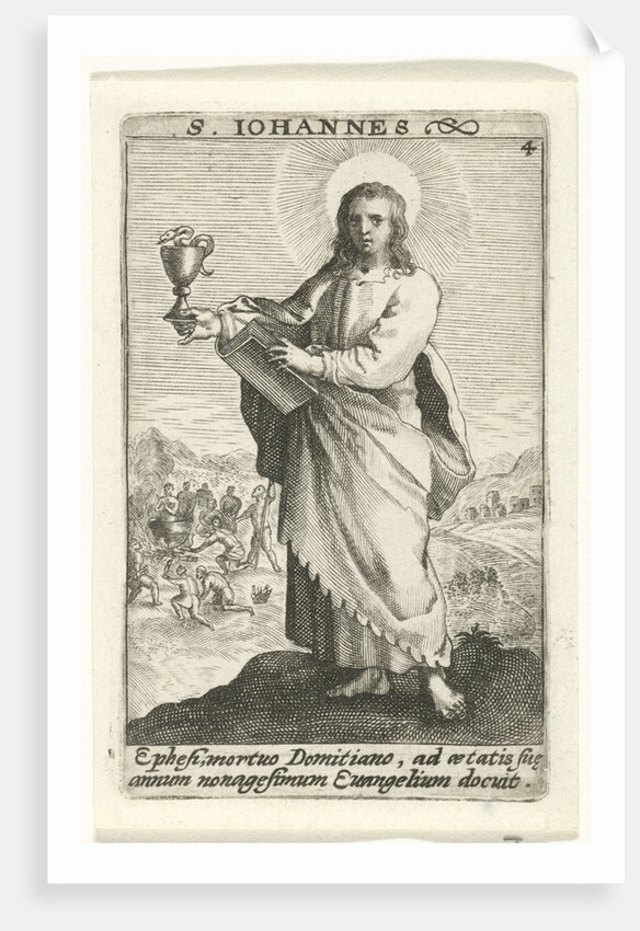 Apostle John by Crispijn van de Passe I