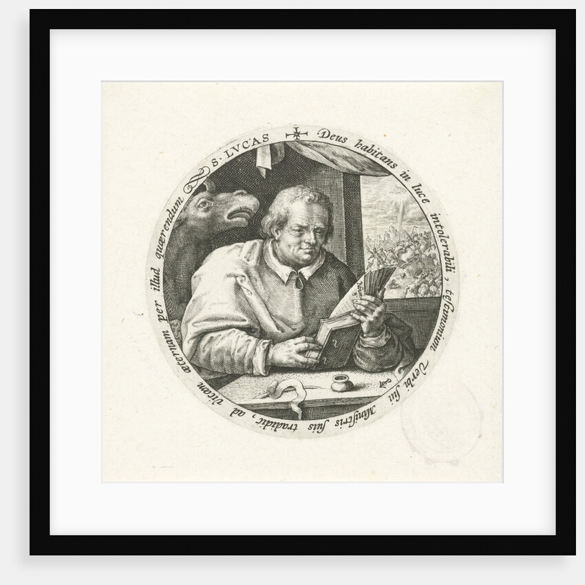 The evangelist Luke by Crispijn van de Passe I