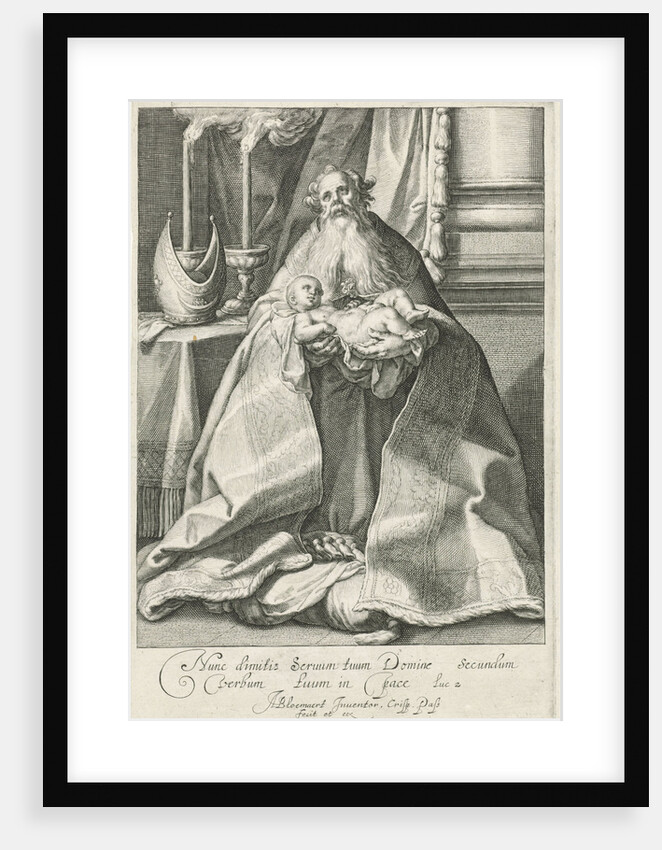 Simeon blesses the Christ Child by Crispijn van de Passe I