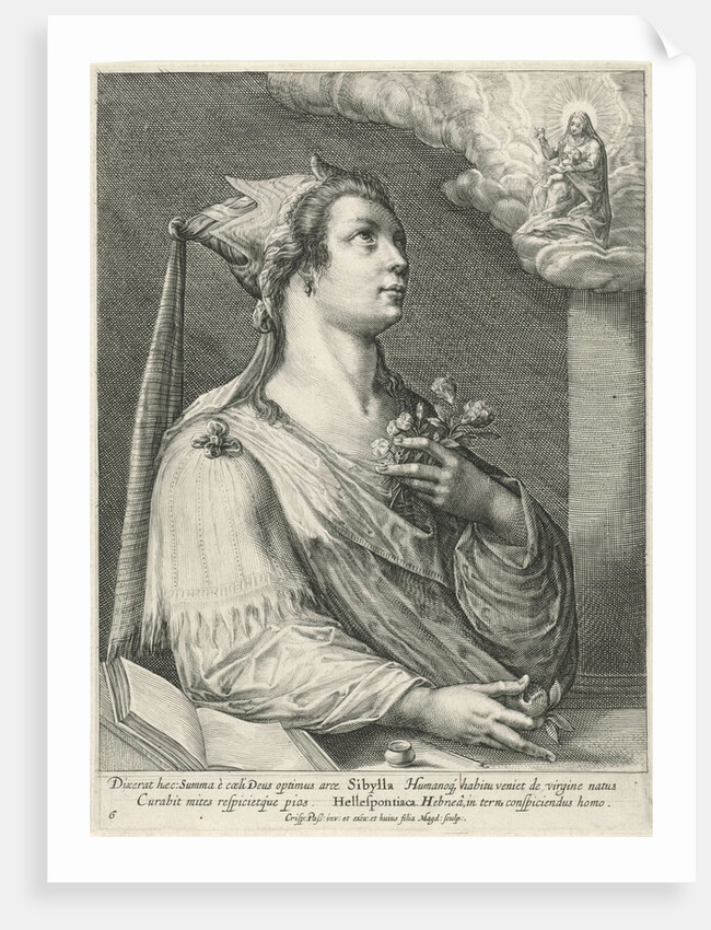Sibille by Crispijn van de Passe I