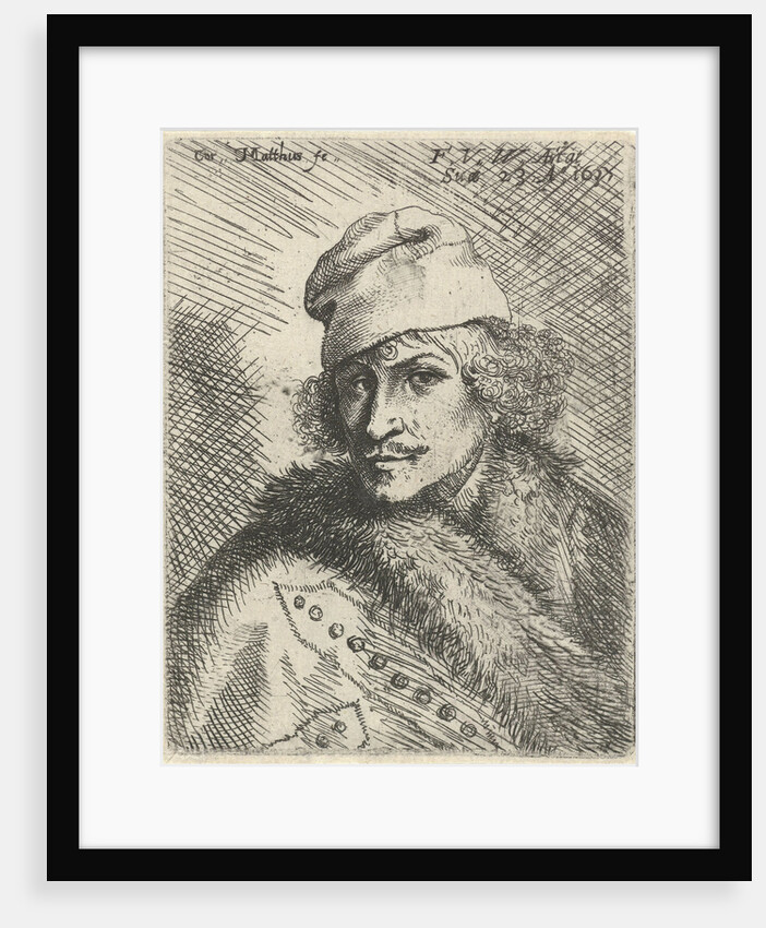 Portrait of Frans van den Wijngaerde by Cornelis Matthieu