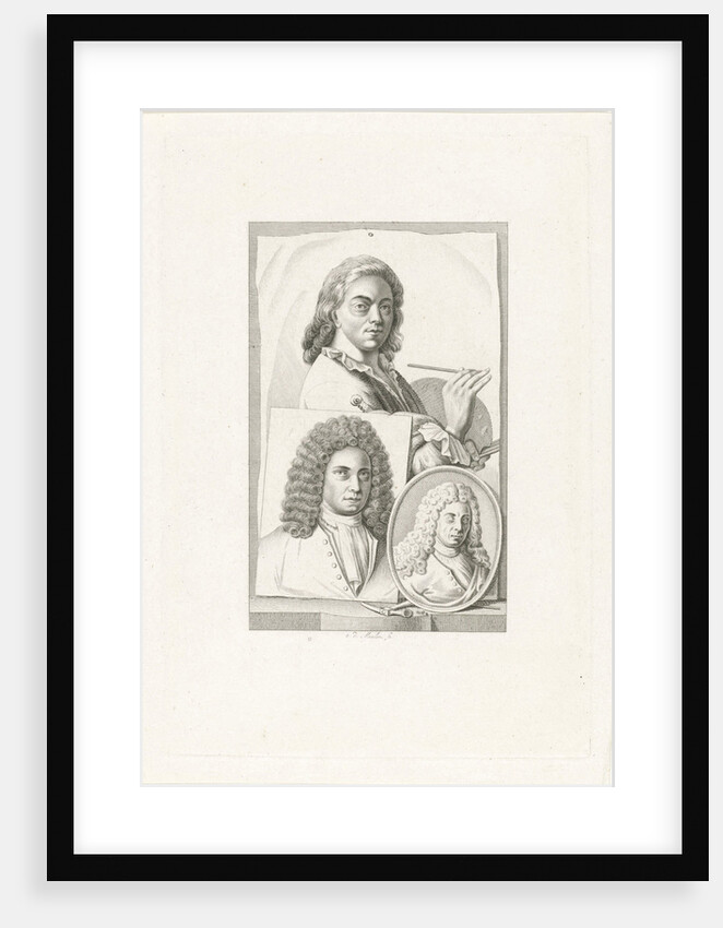 Portraits of N.N. Roukens by Pieter van der Meulen