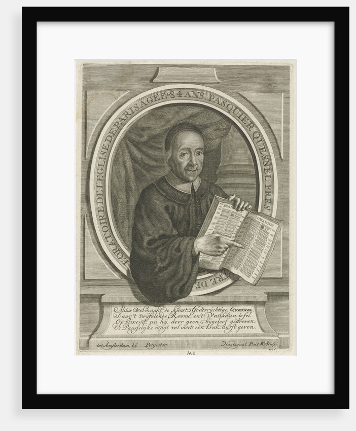 Portrait of Pasquier Quesnel by Anonymous