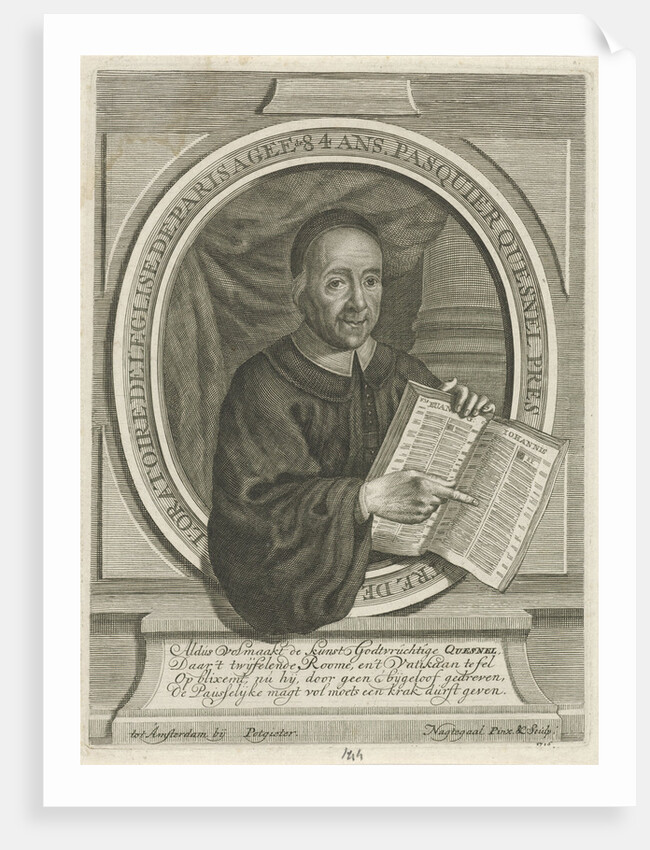 Portrait of Pasquier Quesnel by Anonymous