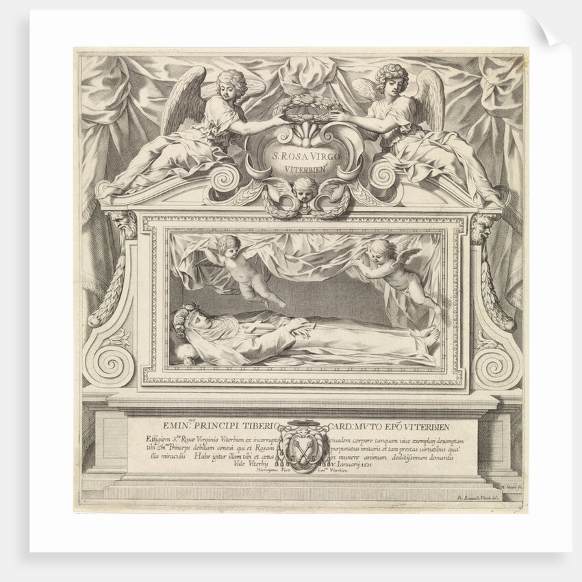 Tomb of St. Rose of Viterbo by Michel Natalis