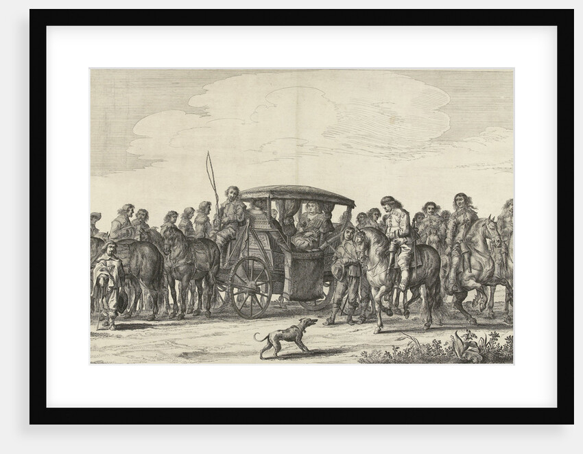 Entry of Maria de Medici in Amsterdam (plate 6) by Jan Martszen de Jonge