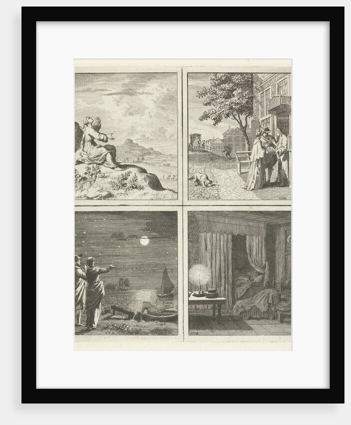 Heaven Jewelry Moon and stars Night's Sleep by Cornelis van Noorde