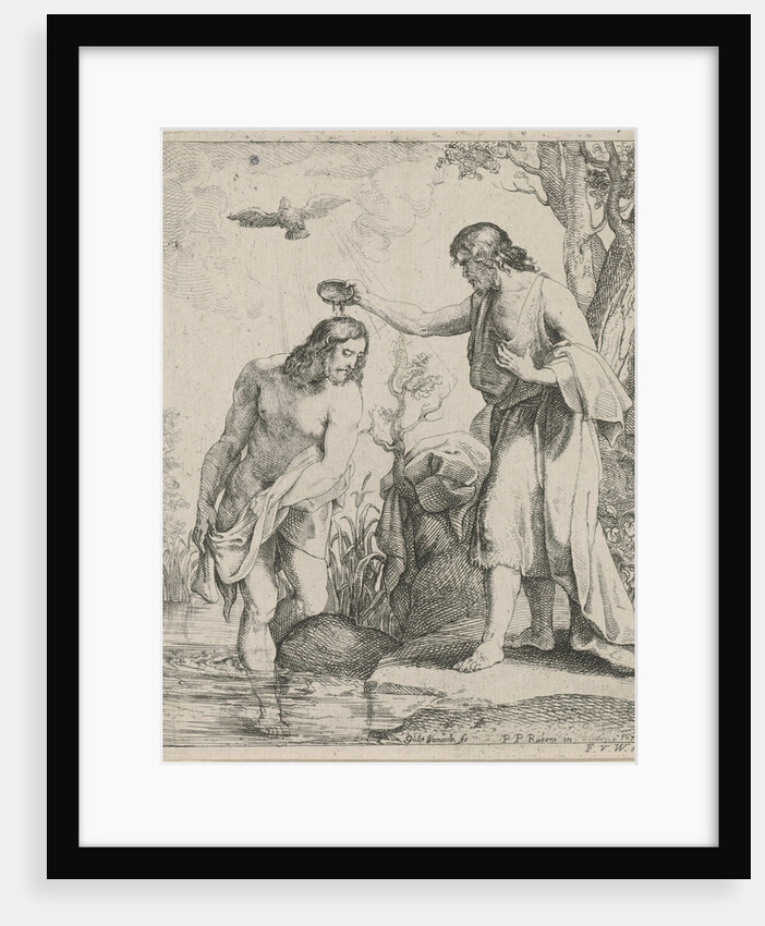 Baptism of Christ by Frans van den Wijngaerde