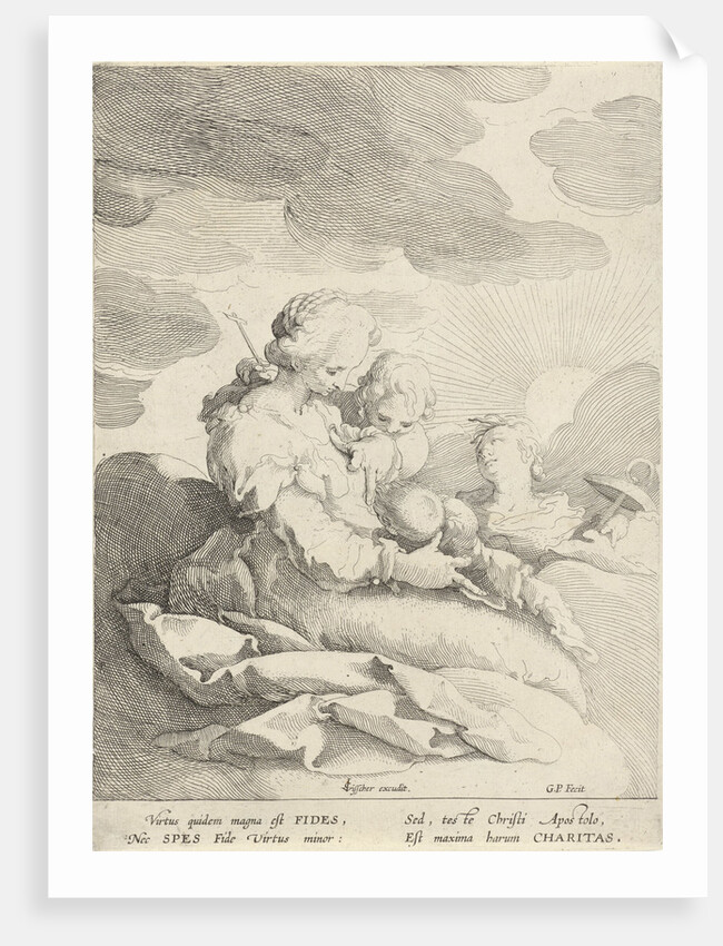 The three theological virtues by Claes Jansz. Visscher II