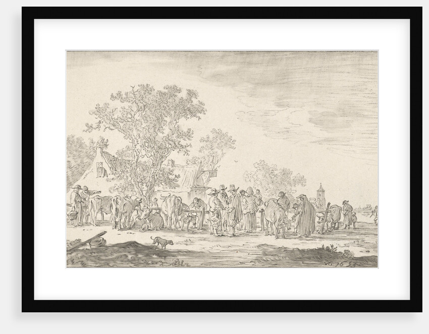 Cattle Market by Jan van Goyen