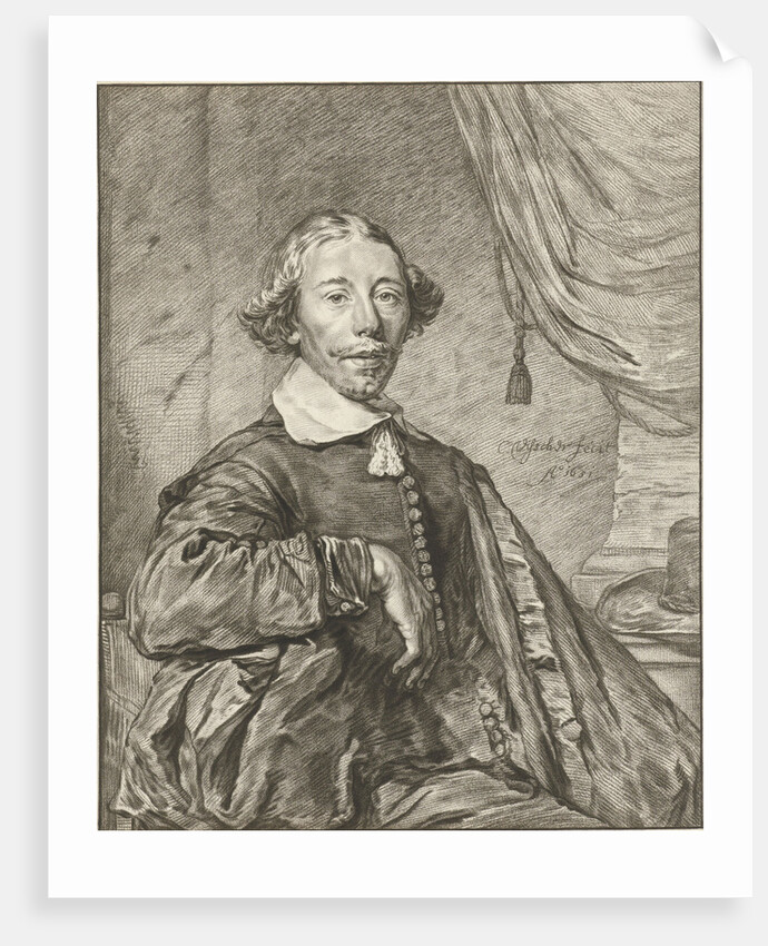Portrait of a man by Johannes Körnlein