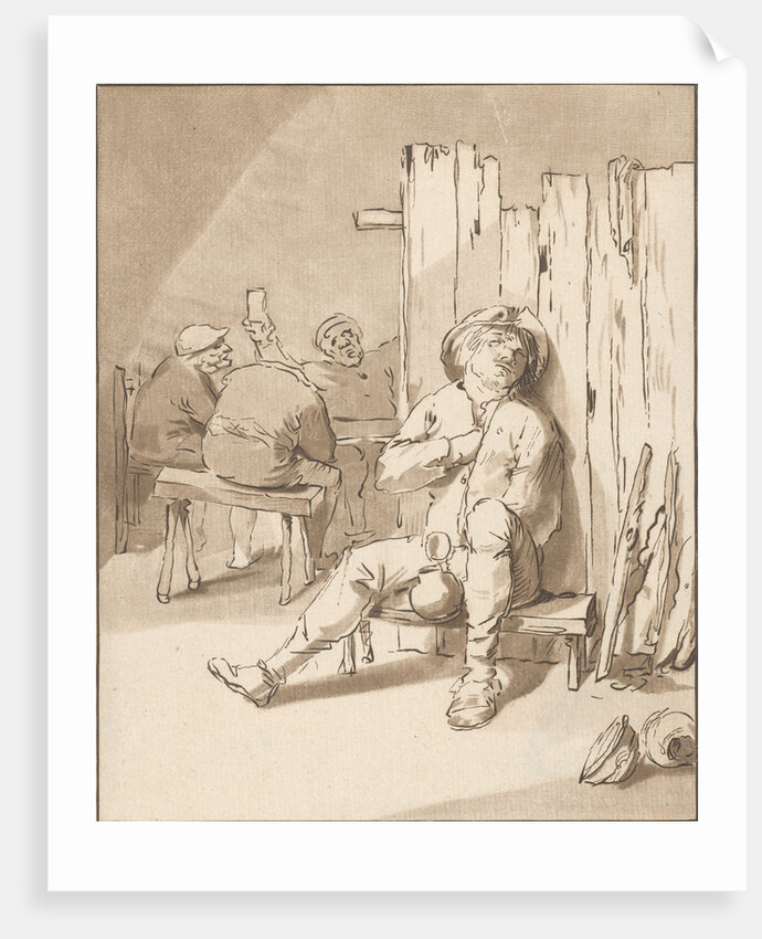 Drunk peasant inn by Bernhard Schreuder
