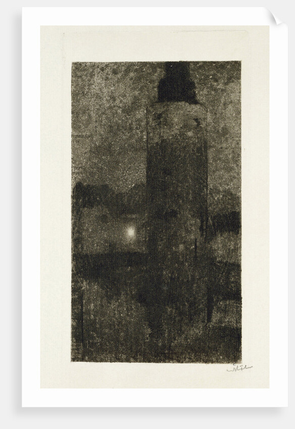 Montelbaanstoren at night by Willem Witsen