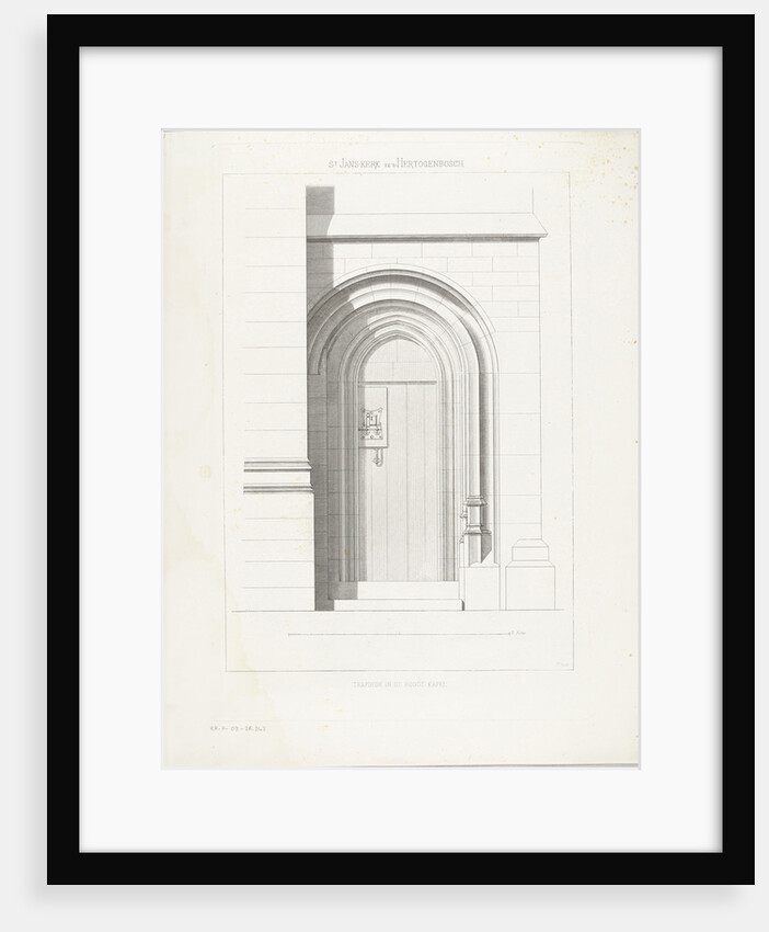 Door with hinges by Petrus Johannes Arendzen