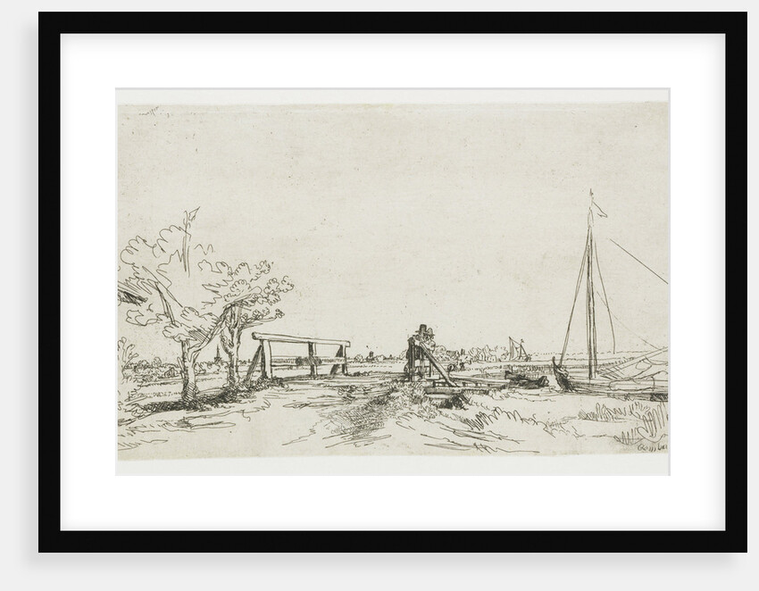 Six's Bridge by Rembrandt Harmensz. van Rijn