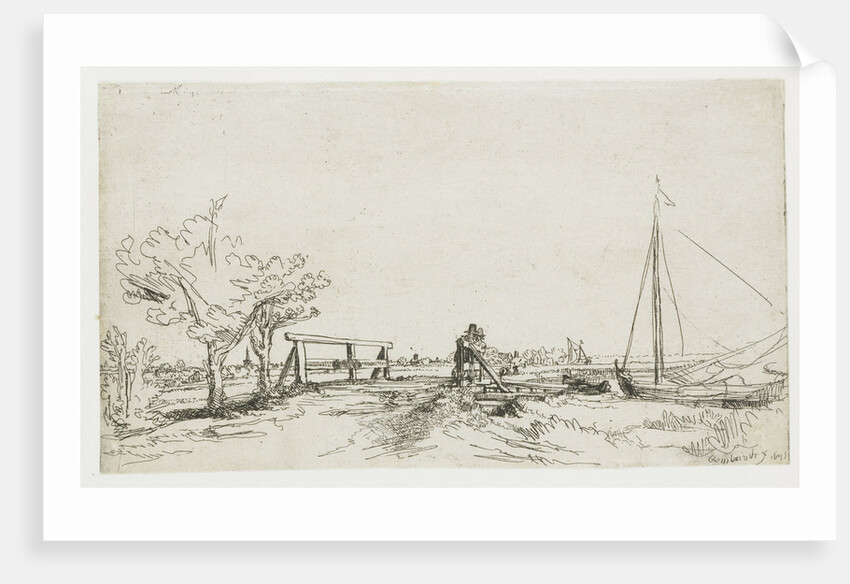 Six's Bridge by Rembrandt Harmensz. van Rijn