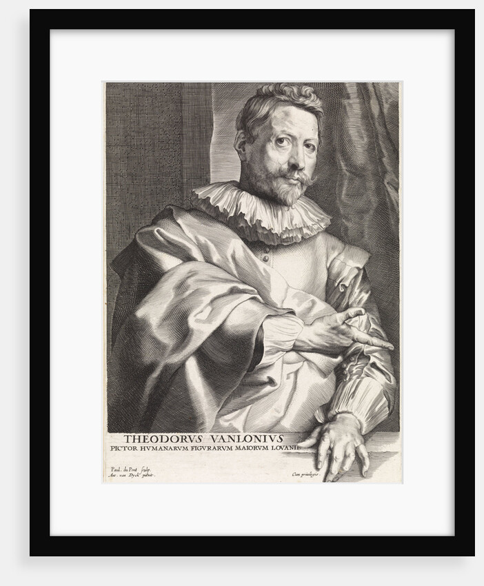 Portrait of the painter Theodoor van Loon by Gillis Hendricx
