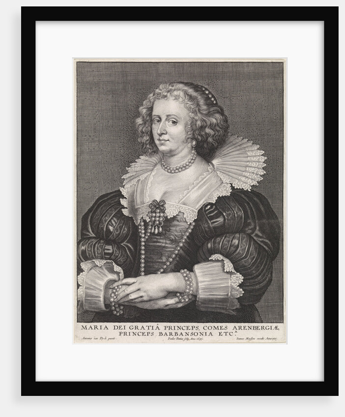 Portrait of Maria de Barbançon by Joannes Meyssens