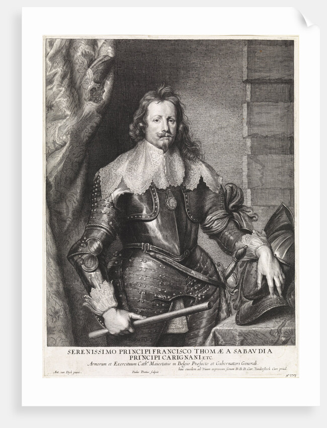 Portrait of Tommaso Francesco by Prince of Savoy-Carignano