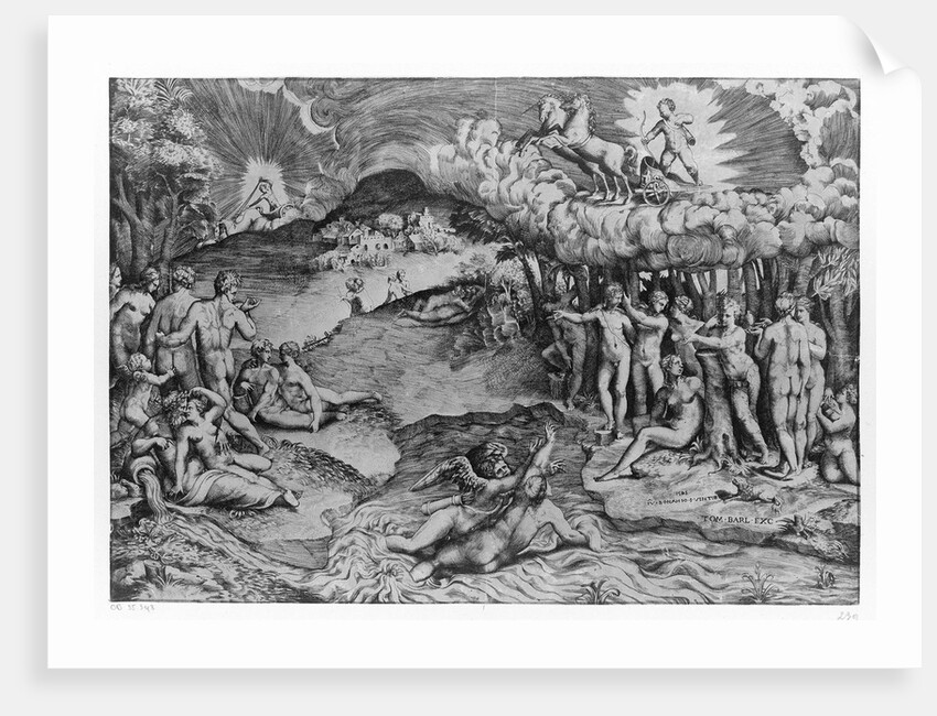 Triumph of Love by Giulio Bonasone