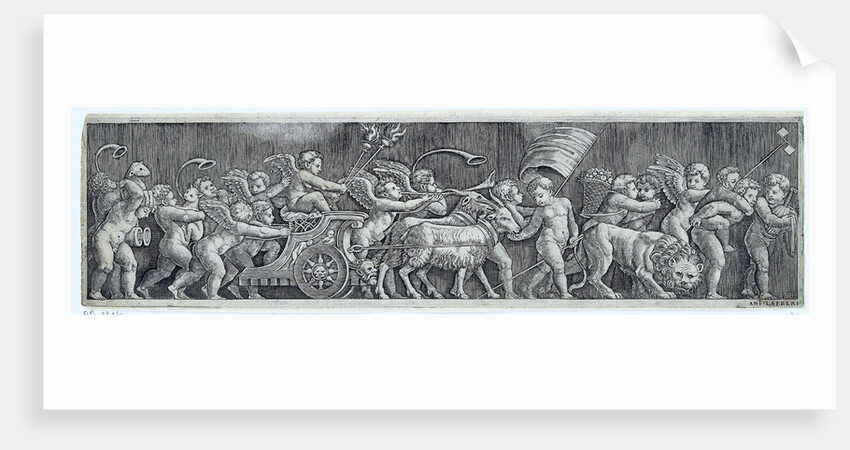 Fries with the triumph of Love by Rafaël