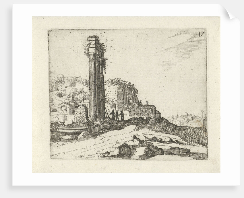 Temple of Castor and Pollux by Willem van Nieulandt II