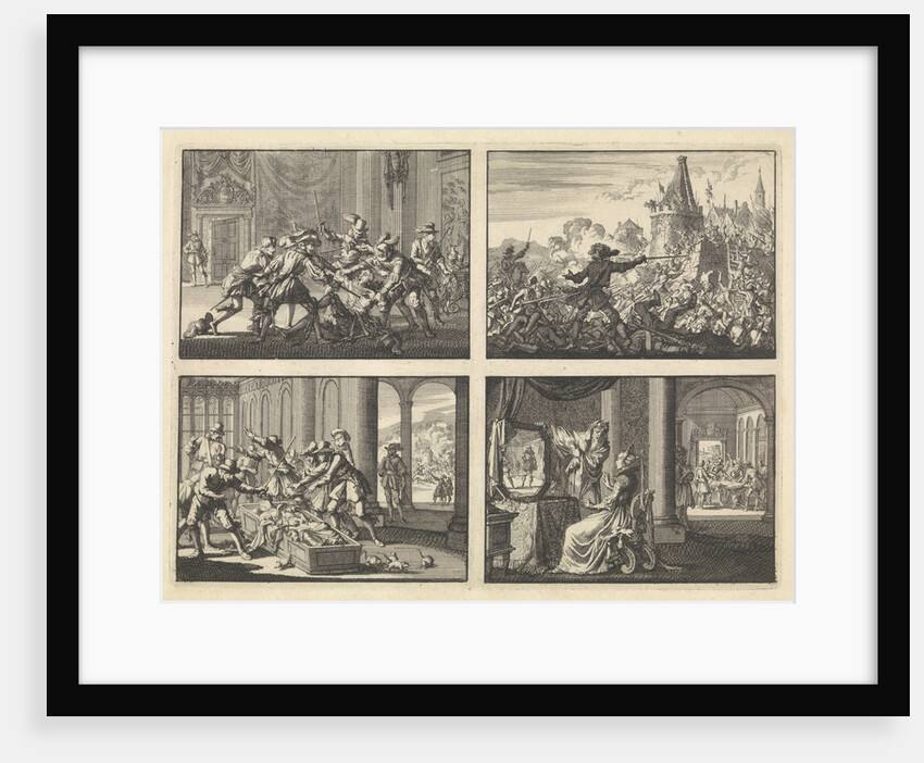 Duke of Guise murdered in the castle at Blois by Anonymous