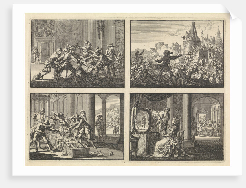 Duke of Guise murdered in the castle at Blois by Anonymous