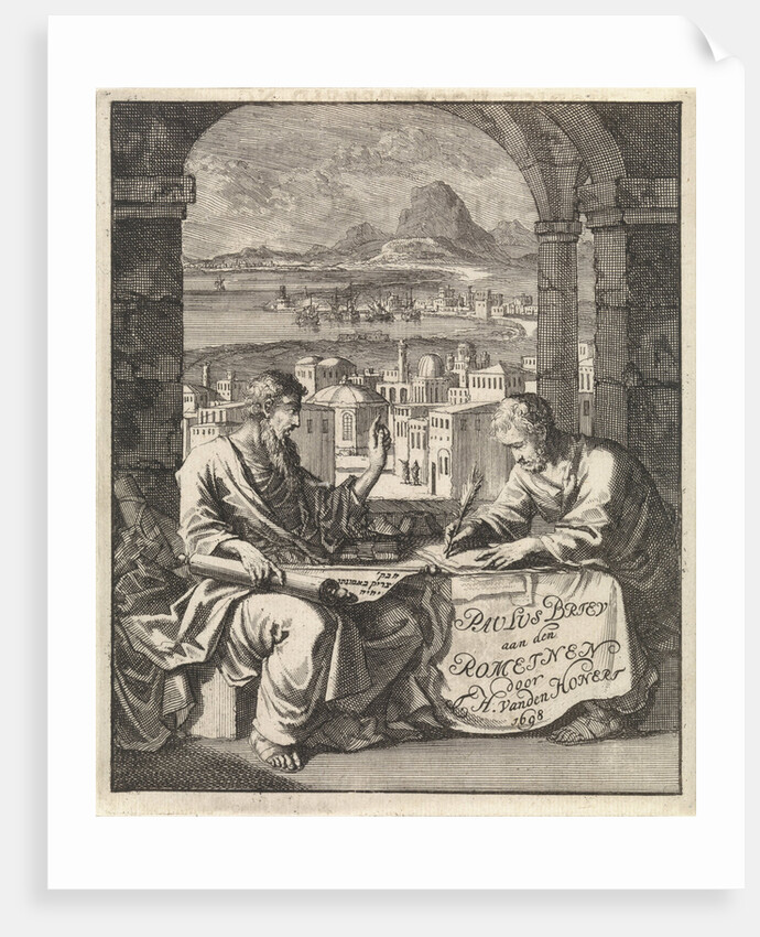 Dictates Tertius the letter to the Romans by Leonardus Strick