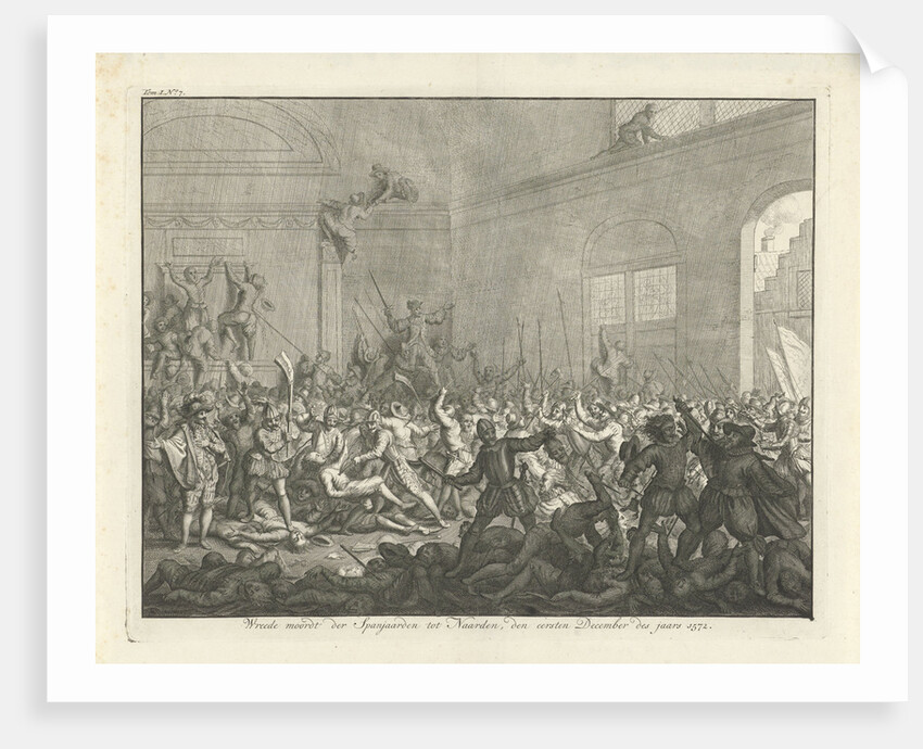 Murder in a church in Naarden The Netherlands by Jan Luyken