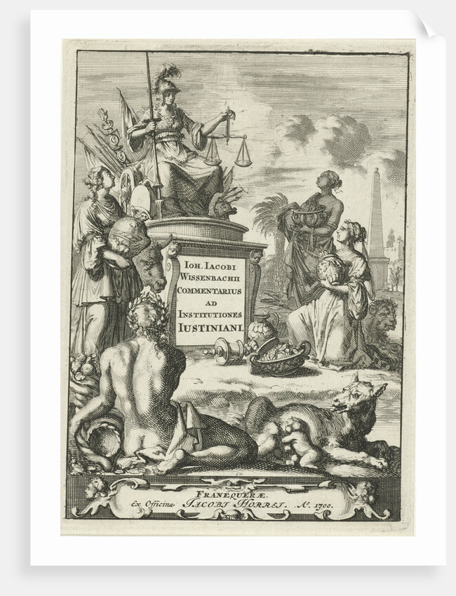 Rome surrounded by Europe by Jacobus Horreus
