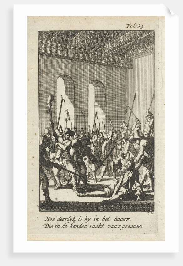 Storming of the Noordpoort in Middelburg The Netherlands by rebellious peasants by Anonymous