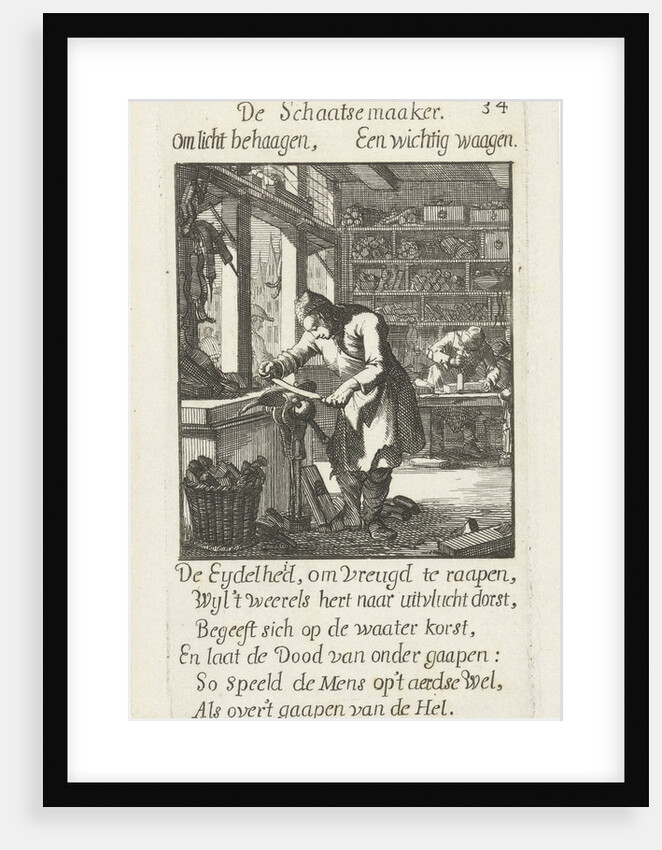 Skating Maker by Jan Luyken