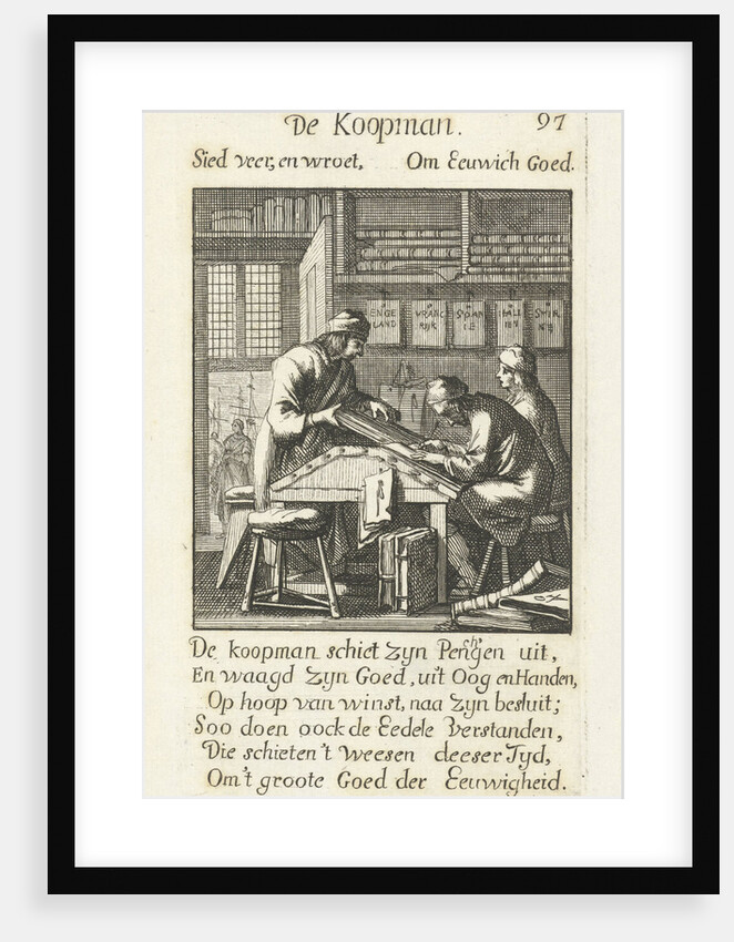 Merchant, Caspar Luyken by Jan Luyken
