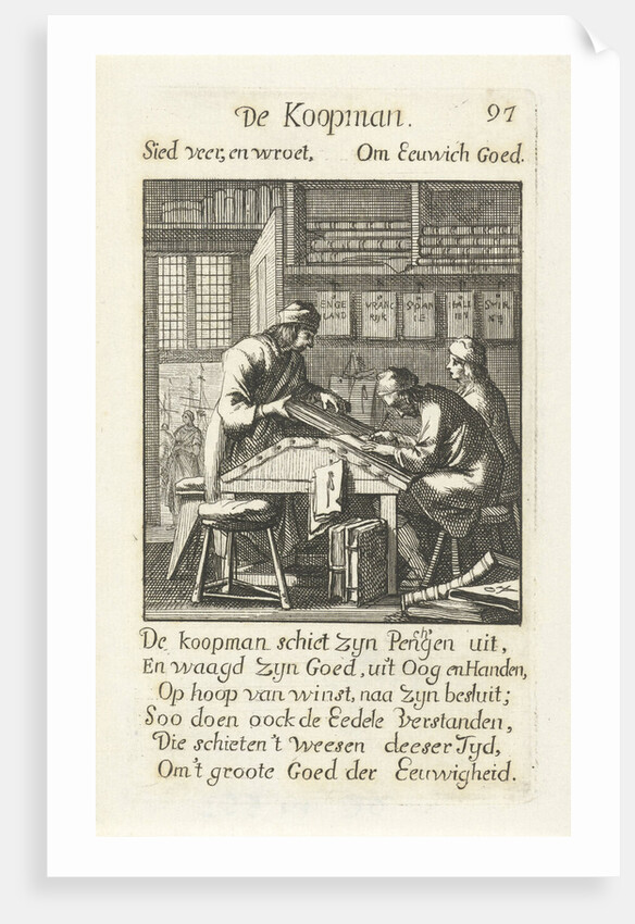 Merchant, Caspar Luyken by Jan Luyken