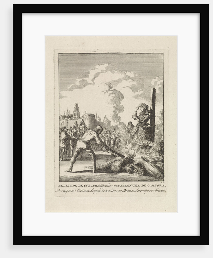 Bellinde the Corzora at the stake by Jan Luyken