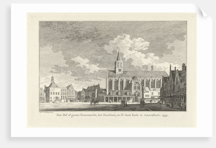 View of the Court in Amersfoort The Netherlands by Paulus van Liender