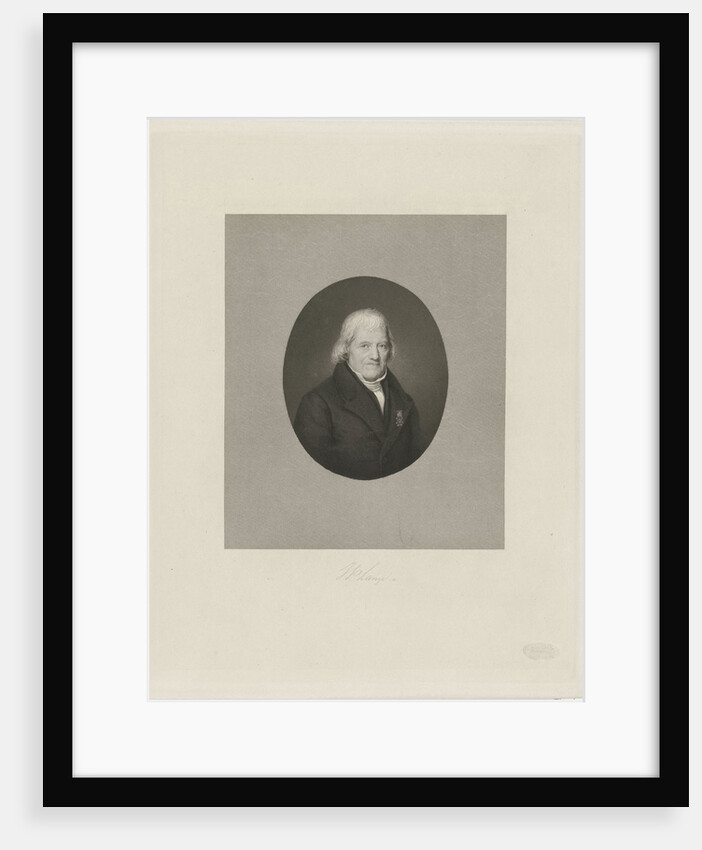 Portrait of Johannes Leonardus Wolterbeek by Johannes Philippus Lange