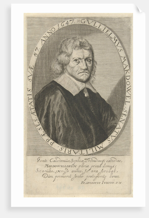 Portrait of Guilielmus Macdowell by Franciscus Iunius