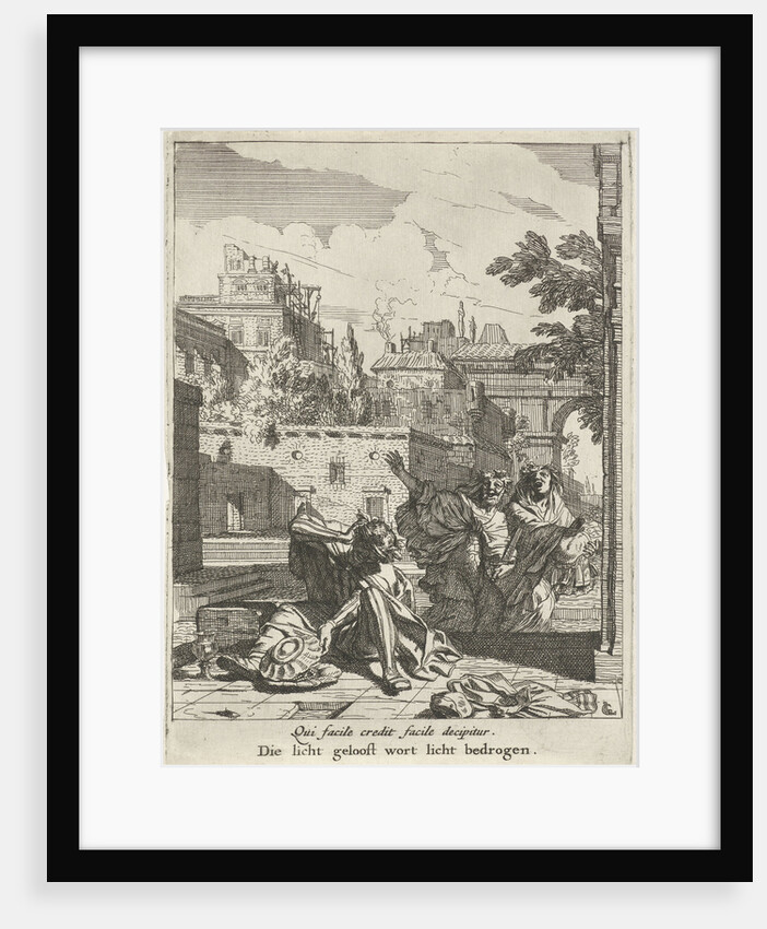 Two figures laugh by Gerard de Lairesse