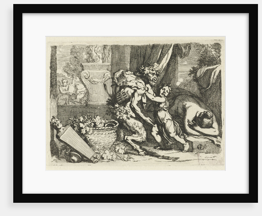 Sater stalking a sleeping nymph by Gerard de Lairesse