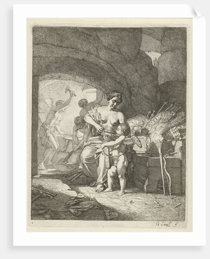 Venus fills the quiver of Cupid by Gerard de Lairesse