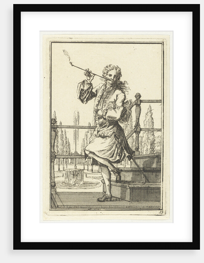 Pipe Smoking Man by Adolf van der Laan