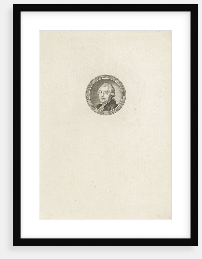 Portrait of Carel Wouter Visscher by Abraham Jacobsz. Hulk