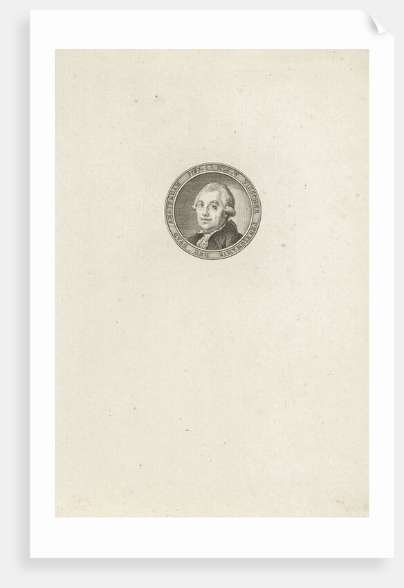 Portrait of Carel Wouter Visscher by Abraham Jacobsz. Hulk