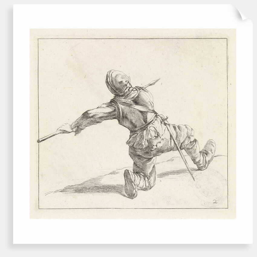 A soldier who fought with a peak by Bernard Picart