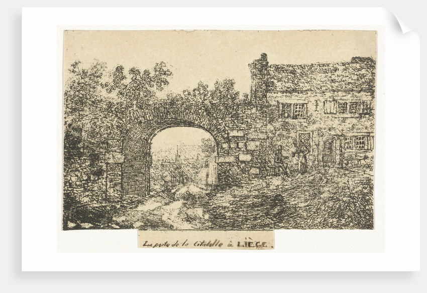 Citadellepoort Liege by Otto Baron Howen