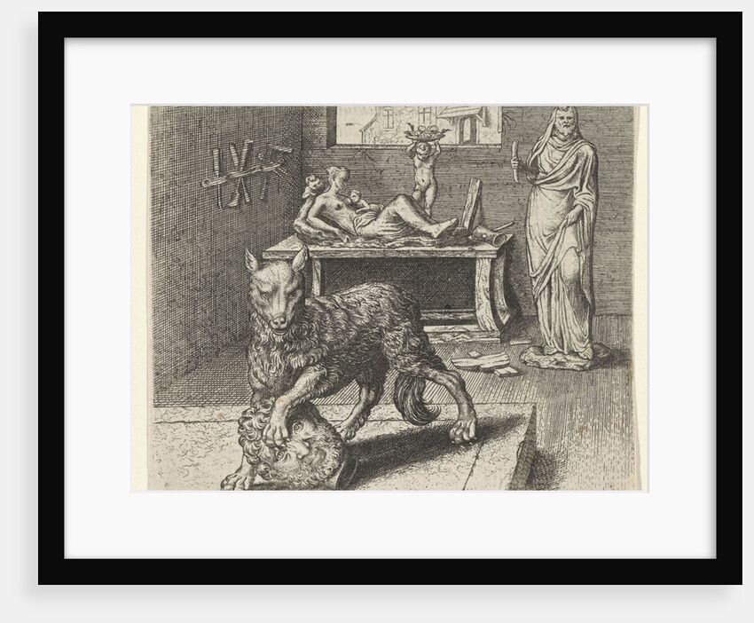 Fable of Wolf and statue by Marcus Gheeraerts I