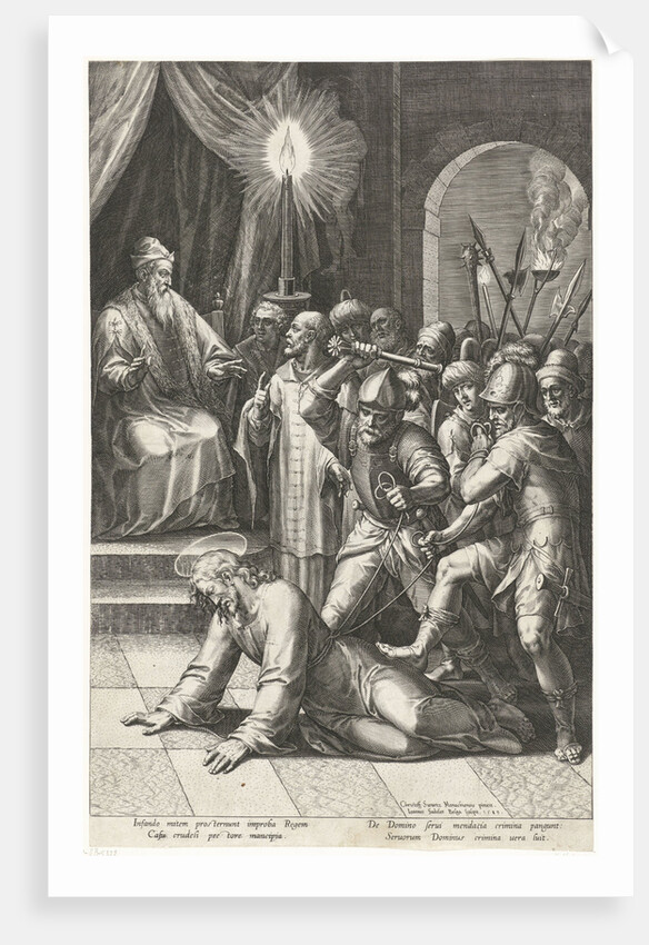 Christ before the Sanhedrin by Johann Sadeler I